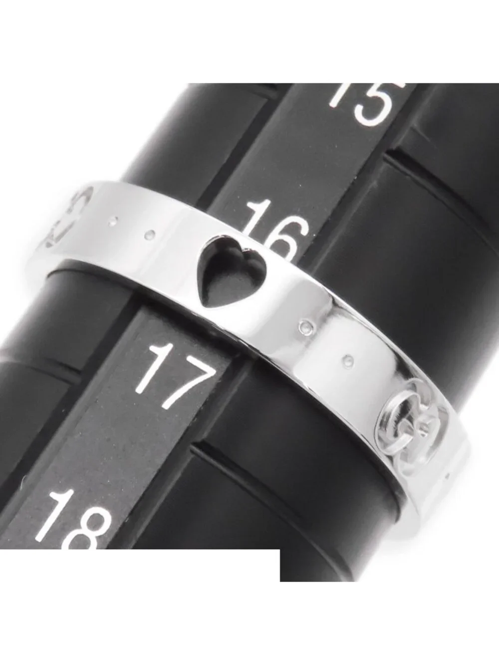 Gucci Icon Amor Ring White Gold 18k Heart